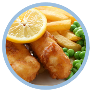 Winking Willys fish and chip restaurant menu